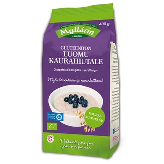 Myllärin gluteeniton luomu kaurahiutale 400g