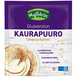 Myllärin Gluteeniton Kaurapuuro omena-kaneli 40 g