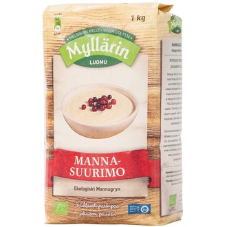 Myllärin Luomu Mannasuurimo 1 kg