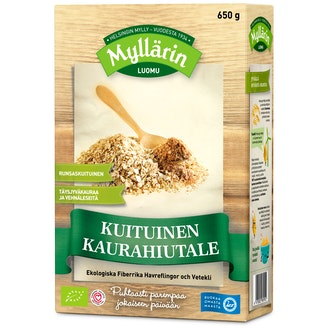 Myllärin Luomu Kuituinen Kaurahiutale 650 g