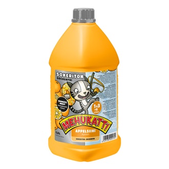 Mehukatti Sokeriton Appelsiinimehujuomatiiviste 1+3 1,5 L