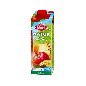 Natur neljä hedelmää täysmehu 2,5dl