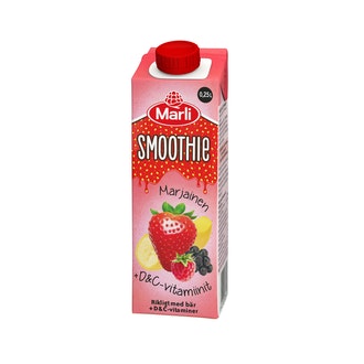 Marli Marjainen smoothie + D&C -vitamiinit 2,5 dl