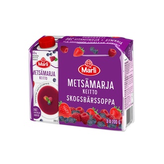 Marli Metsämarjakeitto+D&C 3x200g sinkki