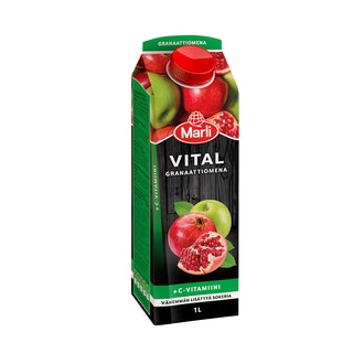 Marli Vital granaattiomenajuoma 1l