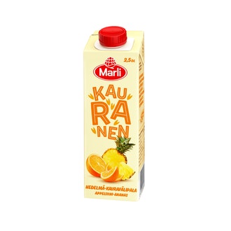 Marli Kauranen appelsiini-ananasjuoma 2,5dl UHT