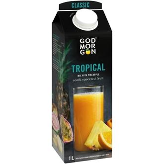 God Morgon Classic Trooppinen täysmehu 1 L