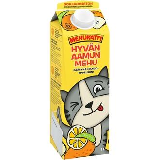 Mehukatti Hyvän aamun mehu päärynä-mango-appelsiini 1 L