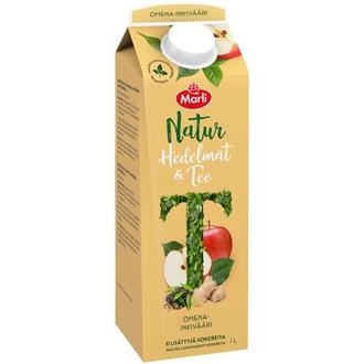 Marli Natur Hedelmät ja tee Omena-inkivääri mehujuoma 1 L