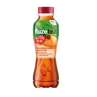 Fuze Tea Persikka&Hibiskus teejuoma muovipullo 0,4 L