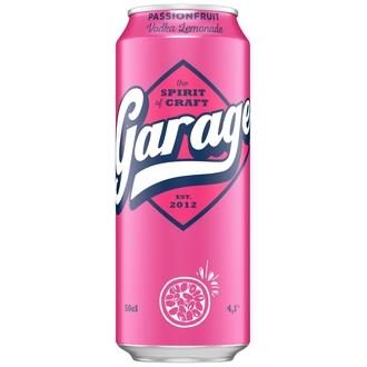 Garage Vodka Lemonade Passionfruit maustettu alkoholijuoma 4,1 % tölkki 0,5 L