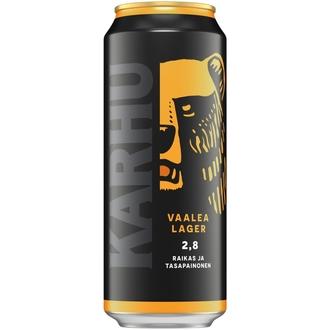 Karhu Lager olut 2,8 % tölkki 0,5 L
