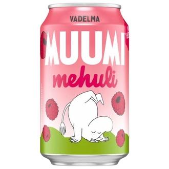 Muumi Mehuli Vadelma virvoitusjuoma tölkki 0,33 L