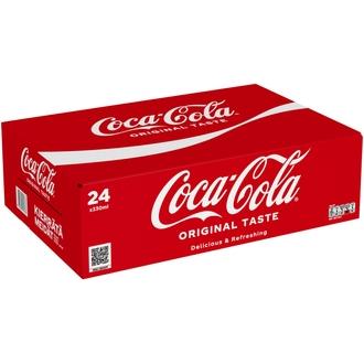 24-pack Coca-Cola Original Taste virvoitusjuoma tölkki 0,33 L