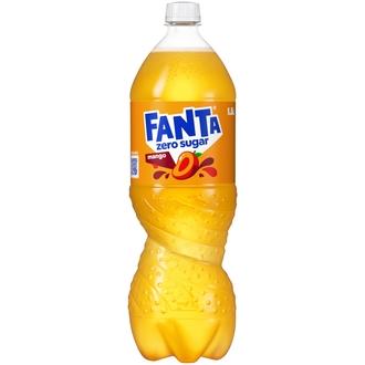 Fanta Mango Zero virvoitusjuoma muovipullo 1,5 L