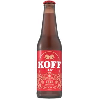 Koff Lager olut 4,5 % lasipullo 0,33 L