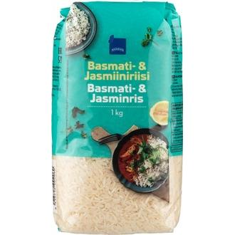 Rainbow 1kg Basmati & Jasmiiniriisi