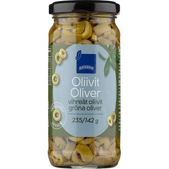 Rainbow Viipaloidut vihreät oliivit 235/142 g