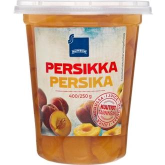 Rainbow persikkakuutiot mehussa 400g/250 g