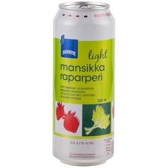Rainbow mansikka-raparperisiideri light 4,7% 0,5L