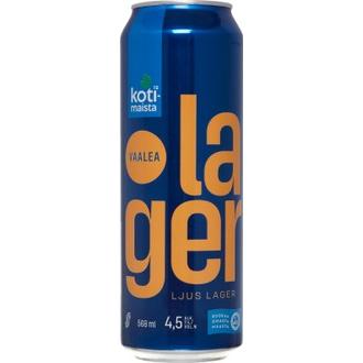 Kotimaista Vaalea lagerolut 4,5% 0,568 l tlk
