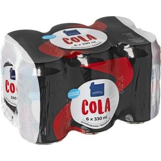 Rainbow Cola sokeriton 6x330 ml virvoitusjuoma