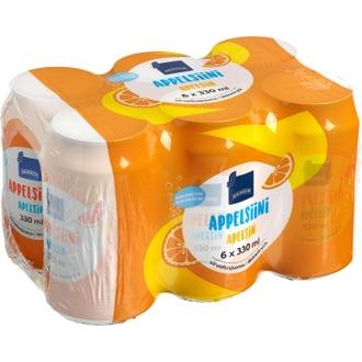 Rainbow Appelsiini sokeriton 6x330 ml virvoitusjuoma