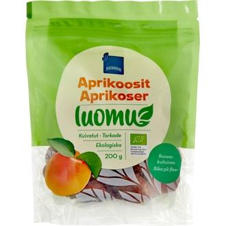 Rainbow Kuivatut luomuaprikoosit 200 g
