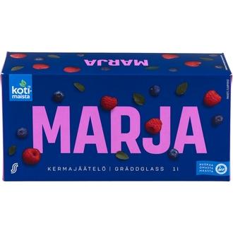 Kotimaista 1Lt / 489G Jäätelö Kotipakkaus Marjakierre