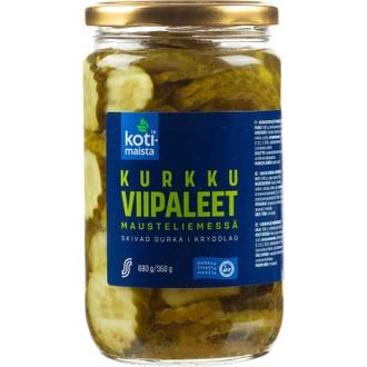 Kotimaista kurkkuviipaleet mausteliemessä 680/350g