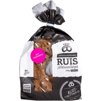 Pekan Leipä Itähämäläinen 100% Ruisjälkiuunileipä halkaistu 350 g luomu