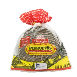 Porokylän Pikkueväs 400 g siivutettu ruisleipä