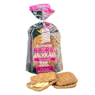 Porokylän KauraJälkkäri 6 kpl / 240 g gluteeniton jälkiuuni kaurapalaleipä