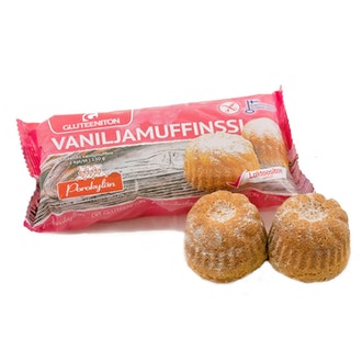Porokylän Vaniljamuffinssi 2 kpl/130 g gluteeniton