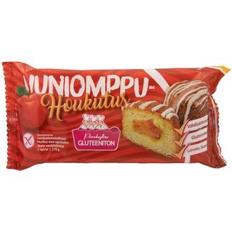 Porokylän Uuniomppuhoukutus 2 kpl / 170 g gluteeniton uuniomenan makuinen täytemuffinssi
