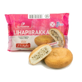Porokylän Lihapiirakka 2 kpl / 190 g gluteeniton