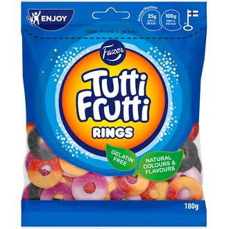 Tutti Frutti rings makeissekoitus 180g