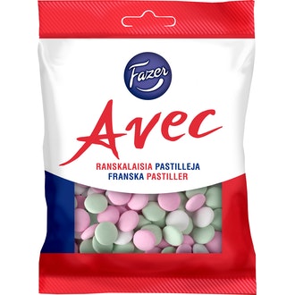 Fazer Avec Ranskalaisia pastilleja 150g pussi