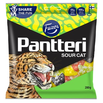 Pantteri Sour Cat 280g makeisia