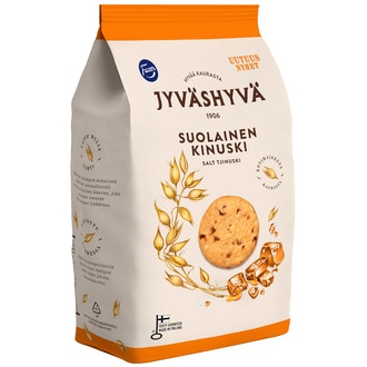 Fazer Jyväshyvä Suolainen Kinuski Keksi 320G