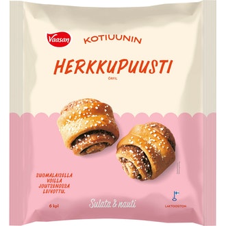 Vaasan Kotiuunin Herkkupuusti Sulata&Nauti 6X70g Pakaste