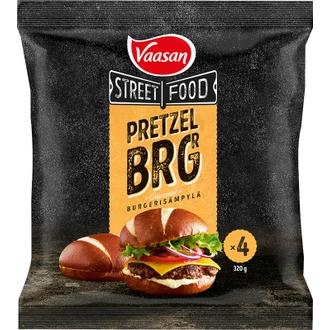 Vaasan Street Food The Pretzel Brgr 4X80g/80G Pakaste