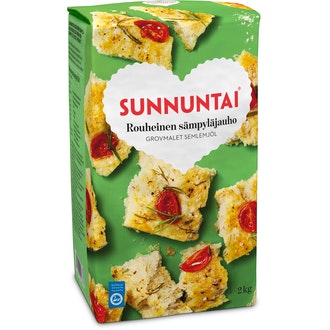 Sunnuntai 2kg rouheinen sämpyläjauho