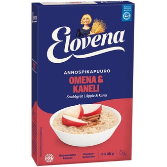 Elovena 210g omena-kaneli annospikapuuro