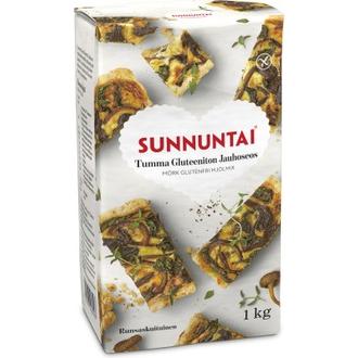 Sunnuntai 1kg tumma gluteeniton jauhoseos