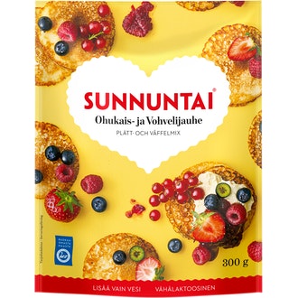 Sunnuntai 300g ohukais- ja vohvelijauhe