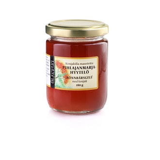 Öljypuu Konjakilla maustettu pihlajanmarjahyytelö 180g