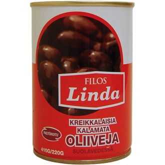 Filos Linda Kalamon-oliivi 410/220g