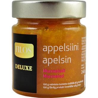 Filos Deluxe 240g appelsiinimarmeladi
