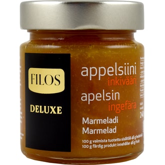 Filos Deluxe appelsiini-inkiväärimarmeladi 240g